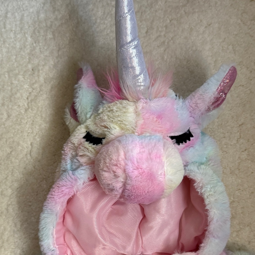 Target Kids Unicorn Costume - Pastel Rainbow (Pink Hood) - Picture 5 of 8
